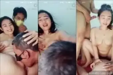 Threesome Brutal Cewek Body Mantap Live Becek Hot